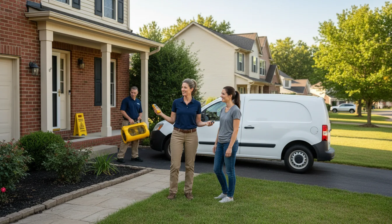 Residential water damage restoration in Apache Junction, AZ